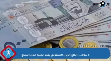 5 بنوك.. ارتفاع الريال السعودي يعزز الجنيه خلال أسبوع